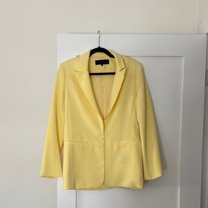 Yellow Endless Rose Women's Blazer